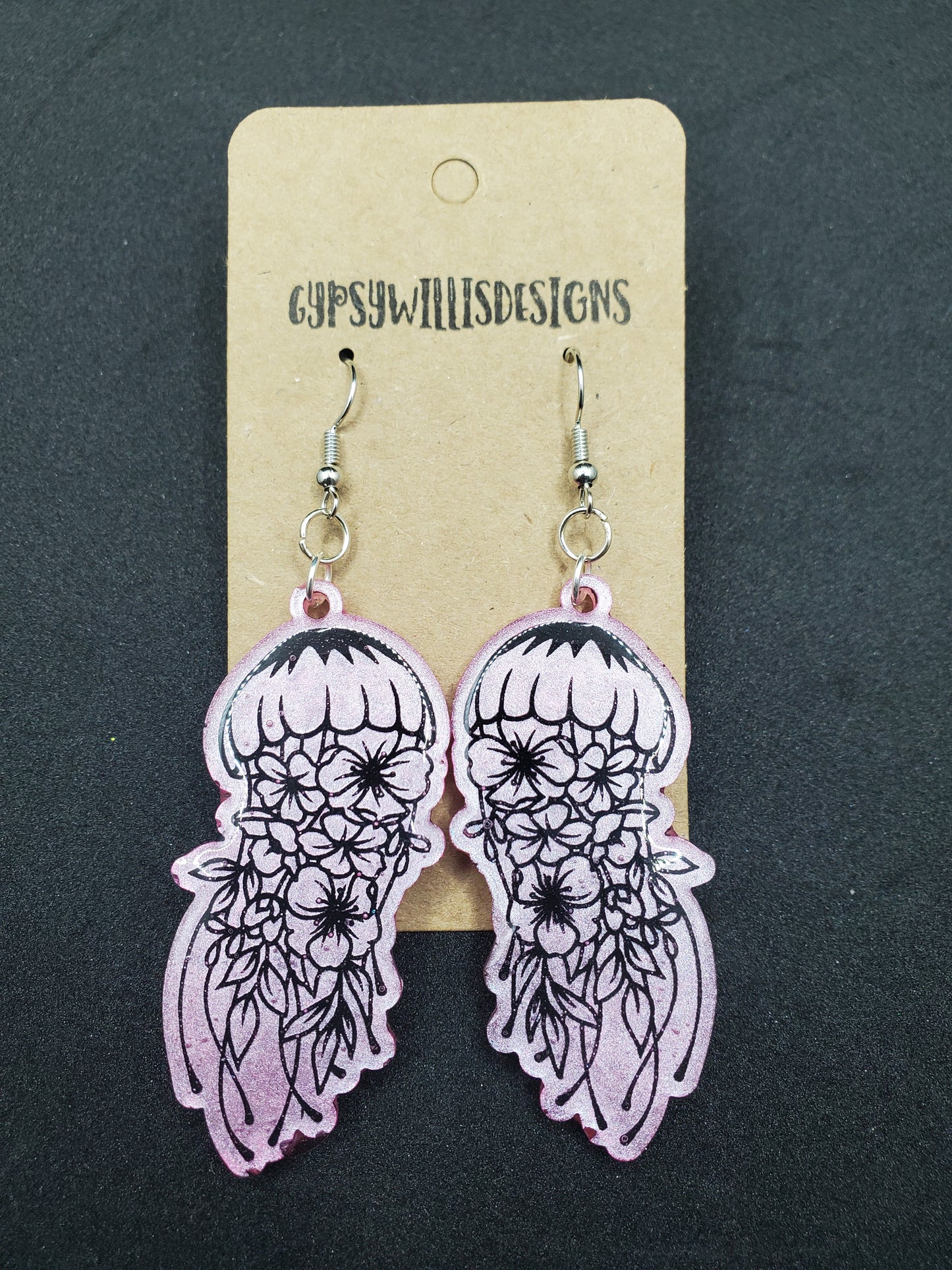 "Leuko Strong" Jellyfish Earrings