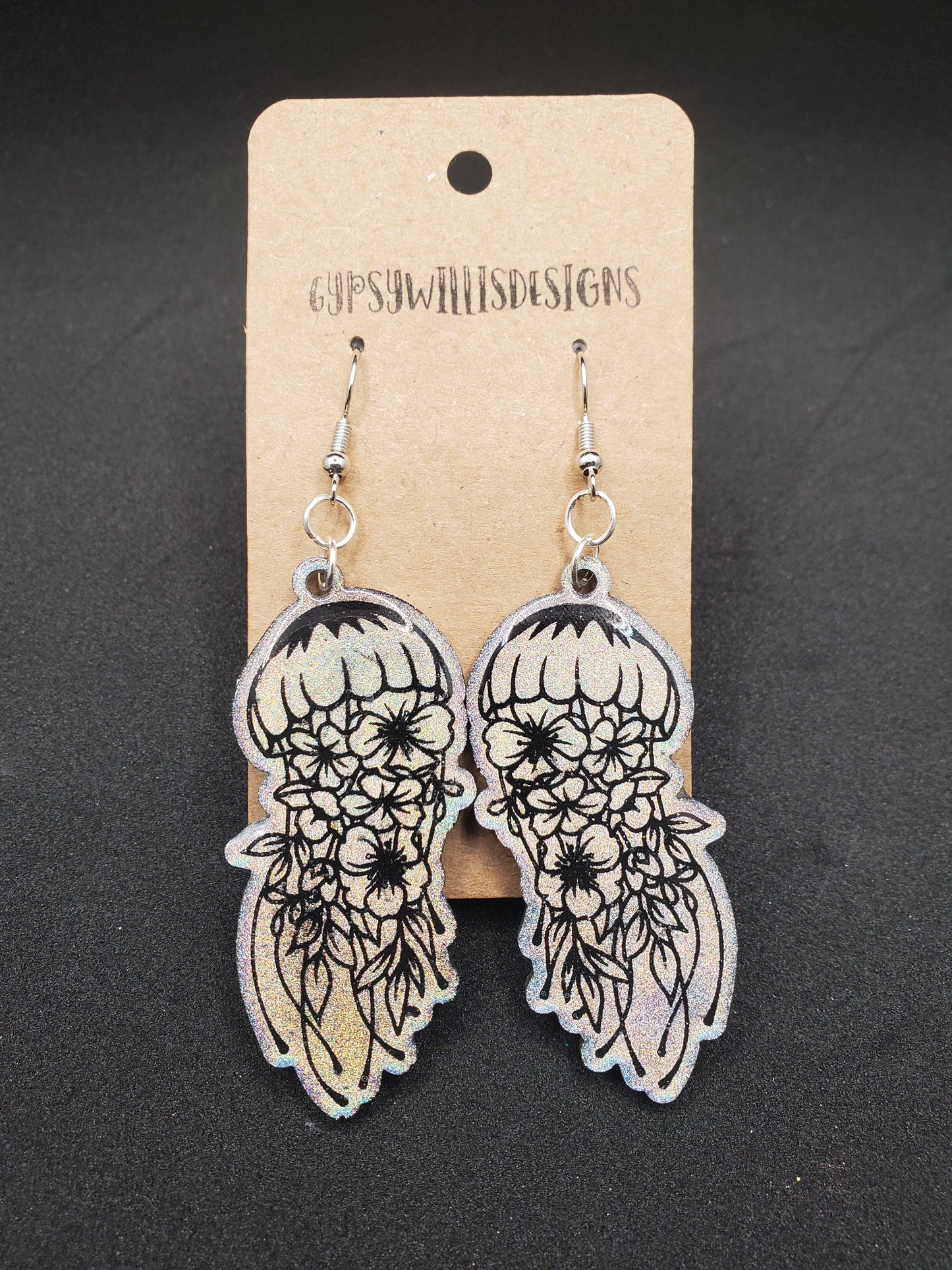 "Leuko Strong" Jellyfish Earrings