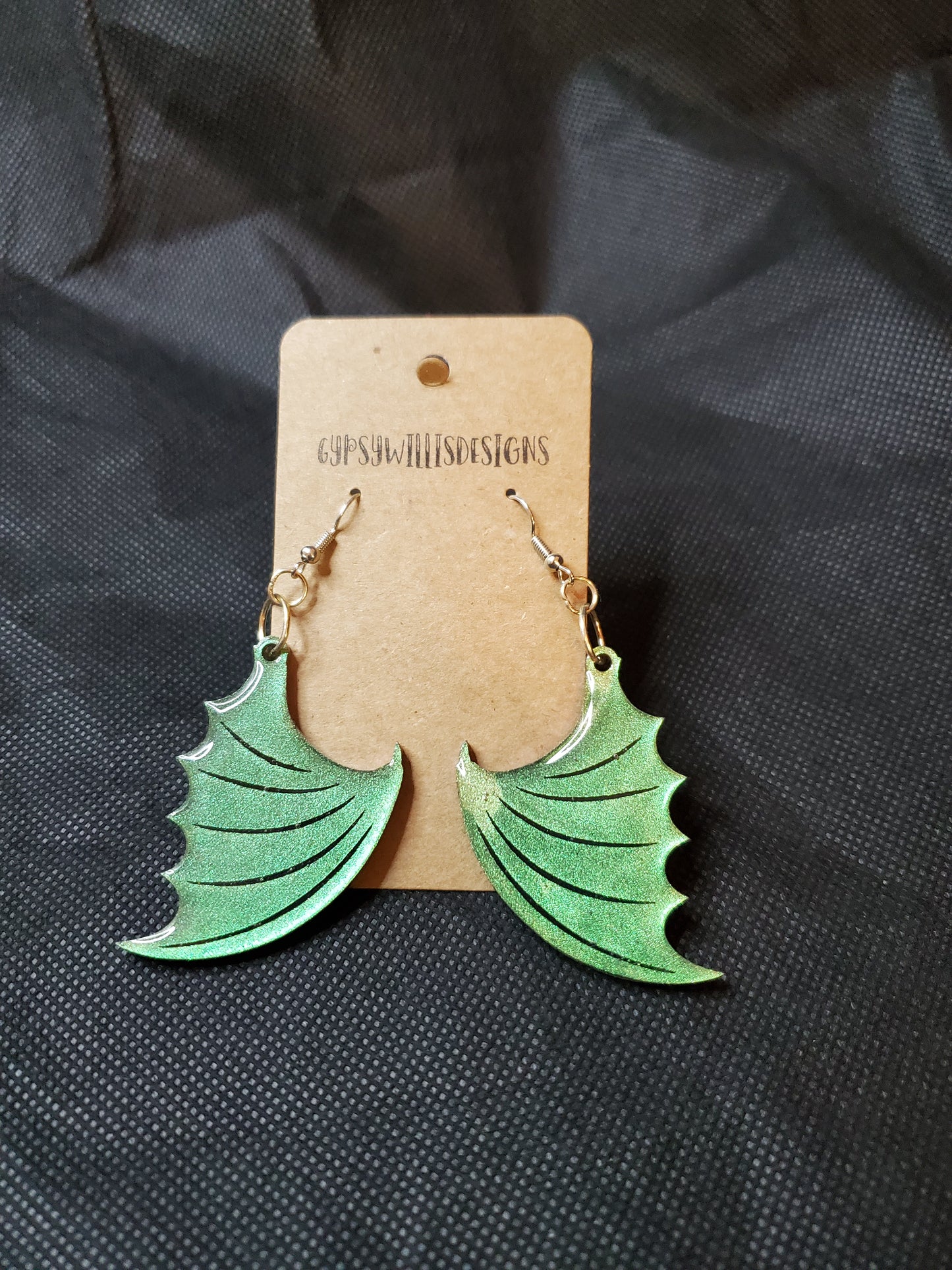 Bat Boy Dangle Earrings