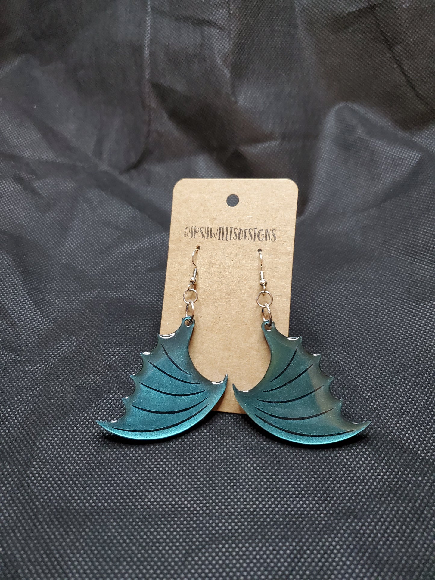 Bat Boy Dangle Earrings