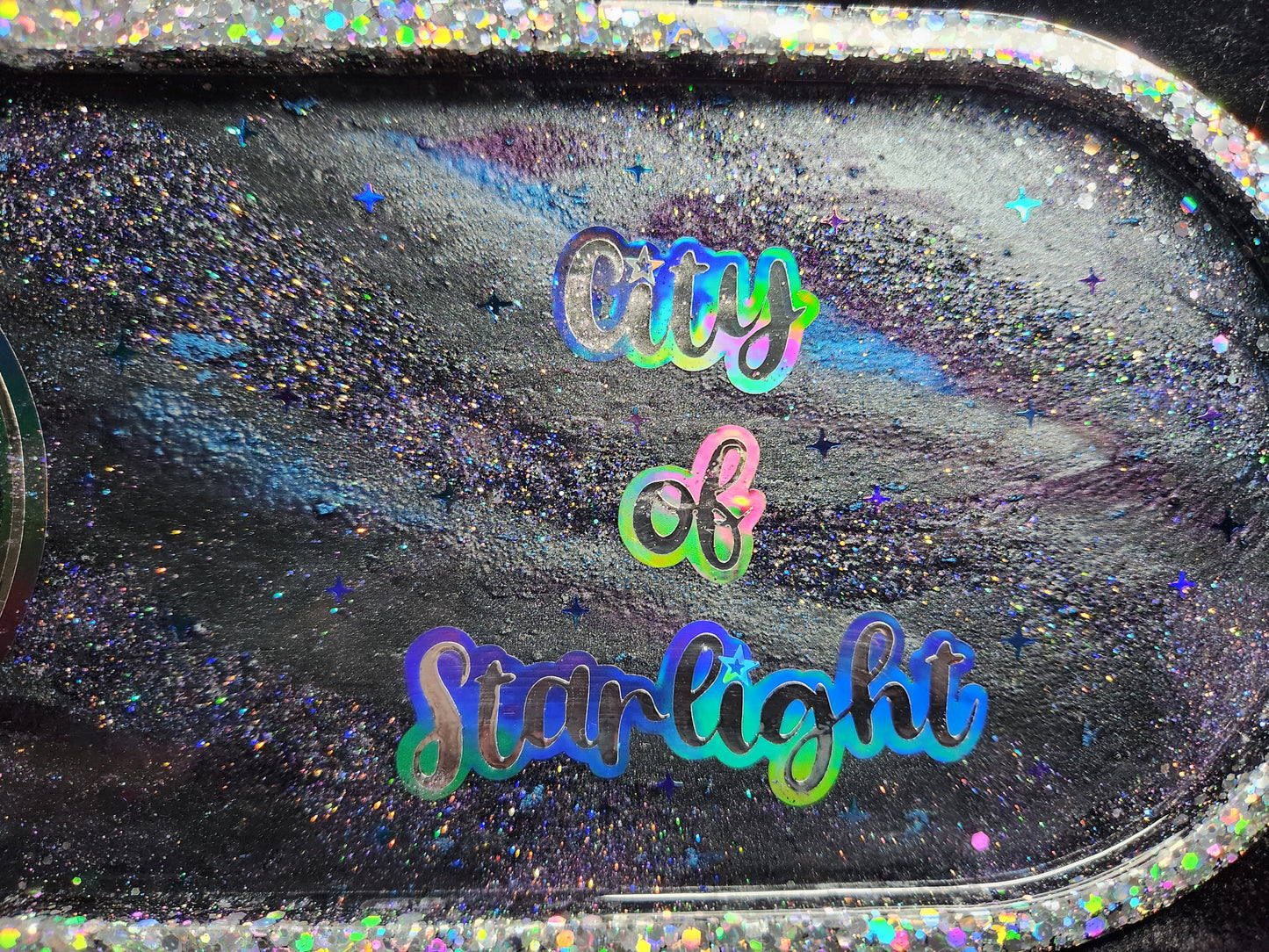 All The Stars Oval Tray