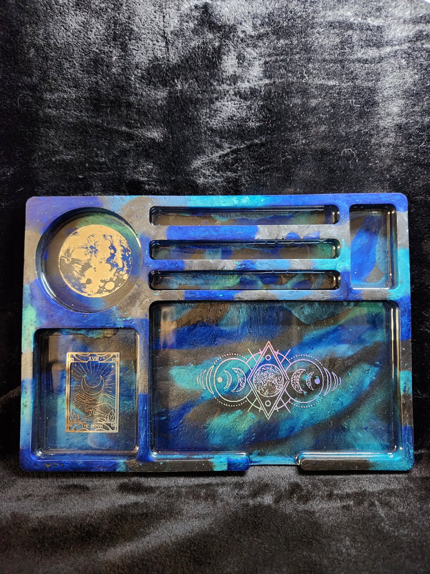 Blue Moon Sectioned Tray