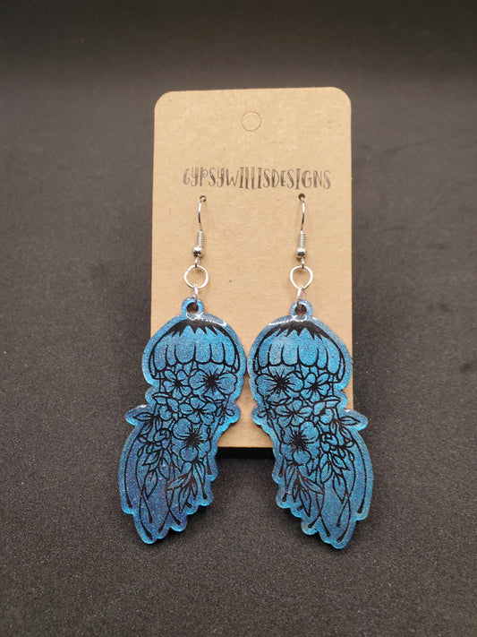 "Leuko Strong" Jellyfish Earrings