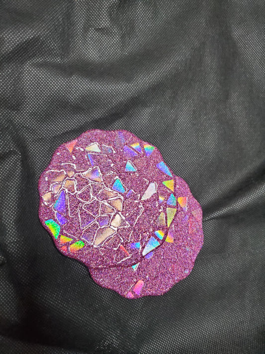 Holographic Round Coaster (Set of 2)