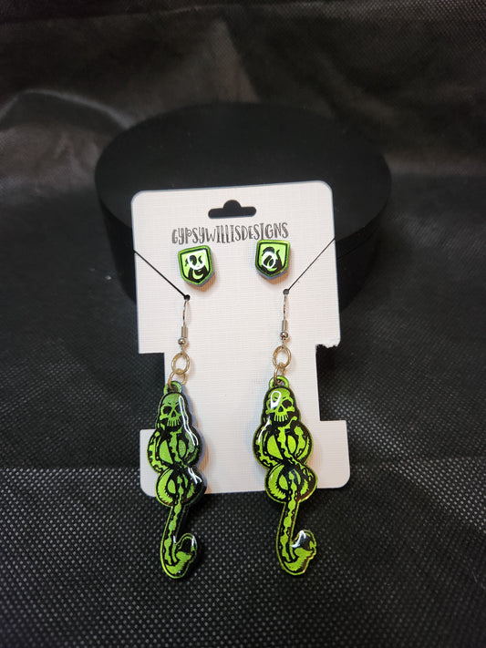 The Snake Heir Earring Set